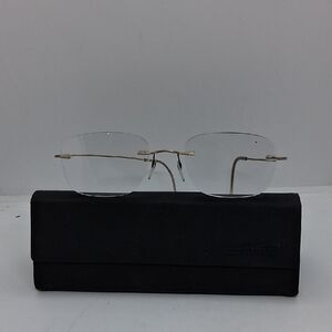 NWOT Rxable Silhouette 5515 Rimless & Gold Eyeglass Frames